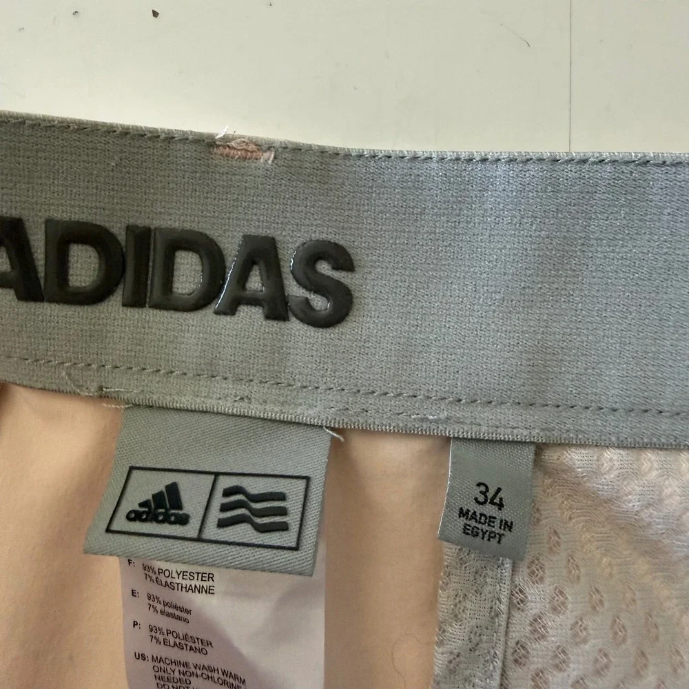 Adidas Ultimate365 Mens Golf Shorts Peach Pink Size 34 Performance Stretchy